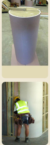 Roundy column and installation